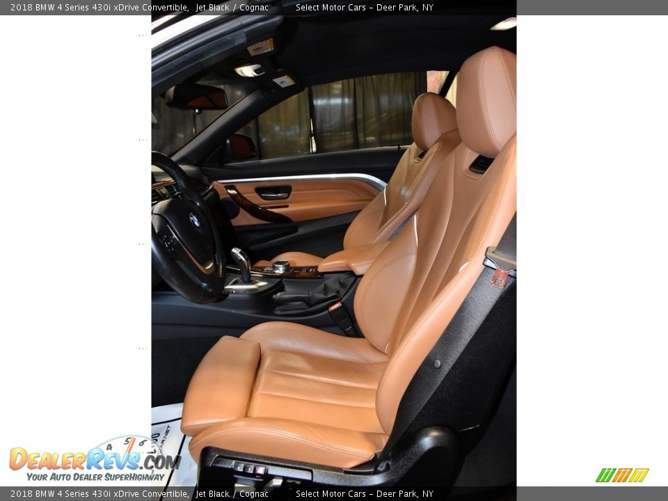 2018 BMW 4 Series 430i xDrive Convertible Jet Black / Cognac Photo #11