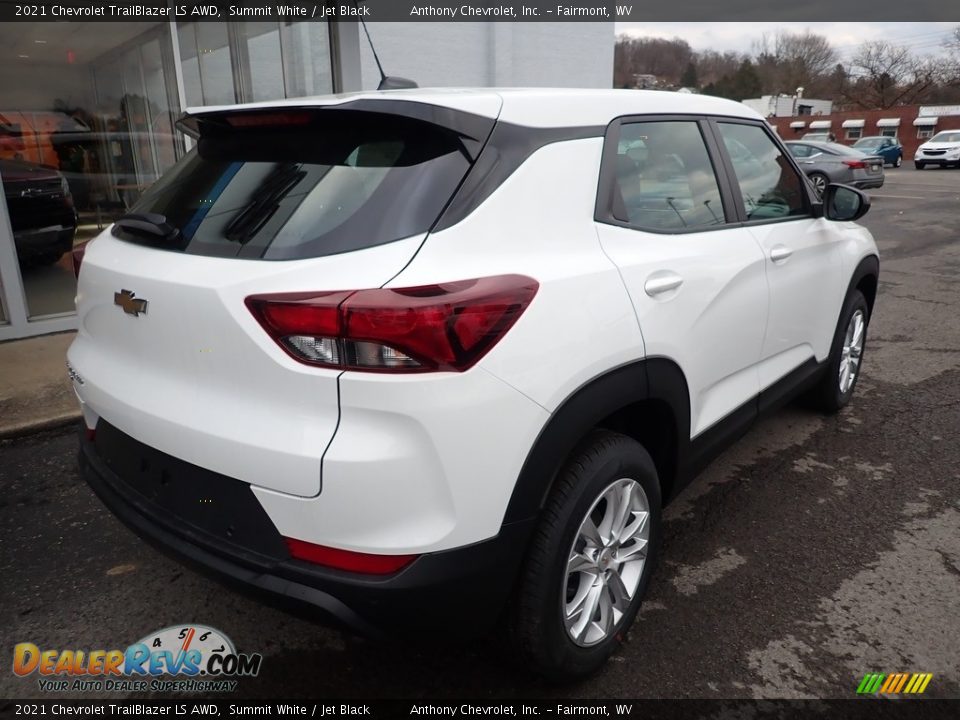 2021 Chevrolet Trailblazer LS AWD Summit White / Jet Black Photo #4