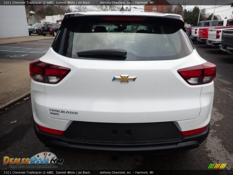 2021 Chevrolet Trailblazer LS AWD Summit White / Jet Black Photo #5