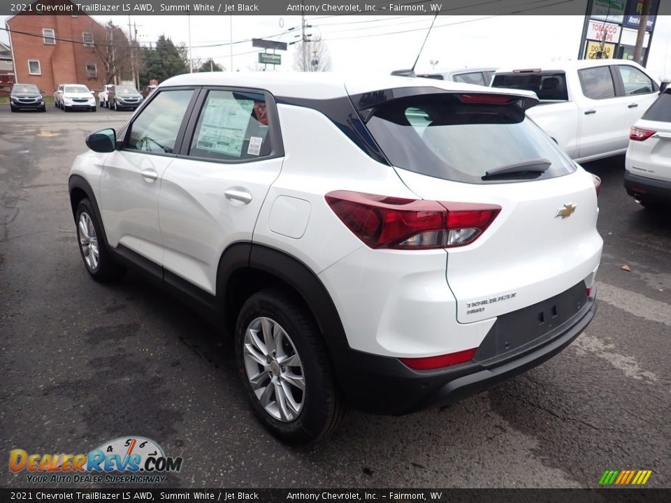 2021 Chevrolet TrailBlazer LS AWD Summit White / Jet Black Photo #6