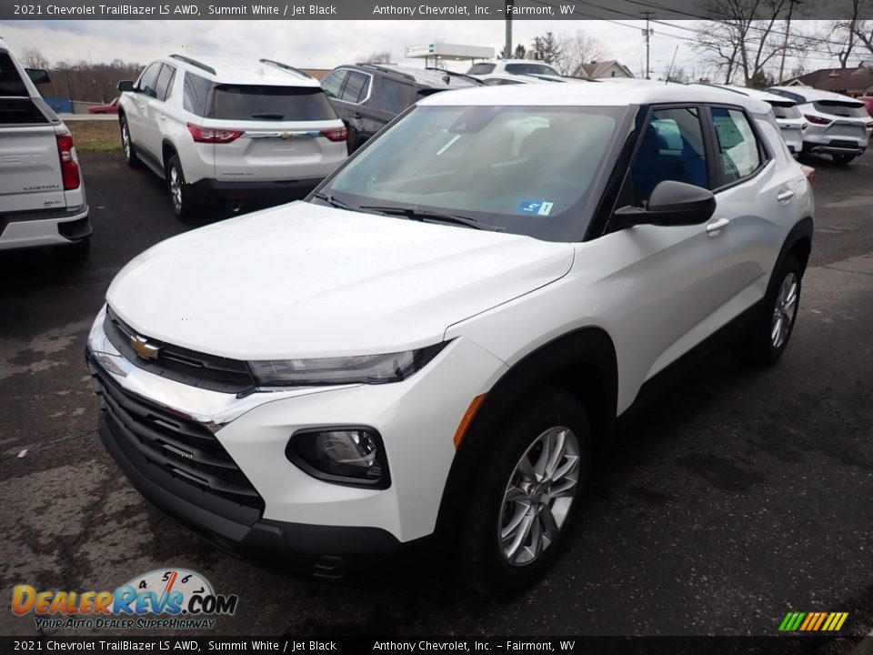 2021 Chevrolet Trailblazer LS AWD Summit White / Jet Black Photo #7