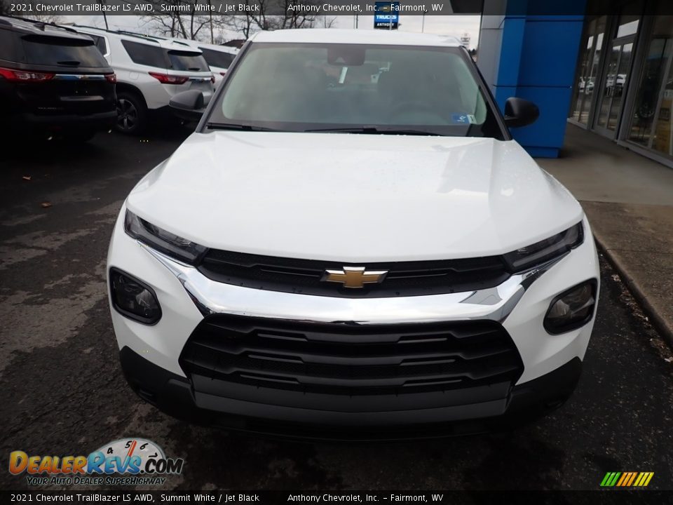 2021 Chevrolet Trailblazer LS AWD Summit White / Jet Black Photo #8