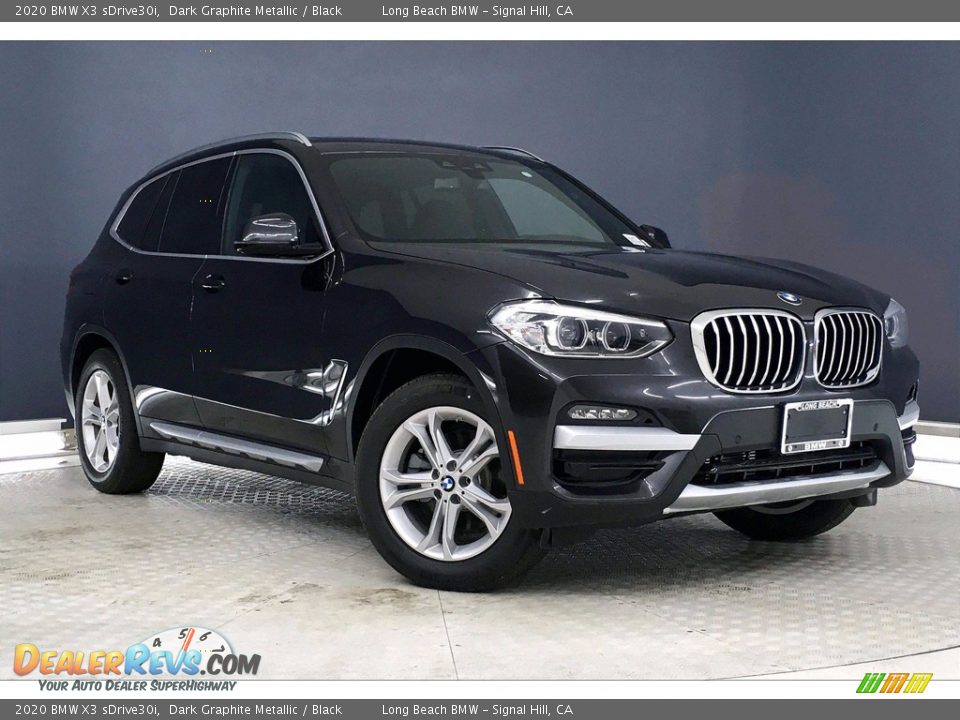 2020 BMW X3 sDrive30i Dark Graphite Metallic / Black Photo #19