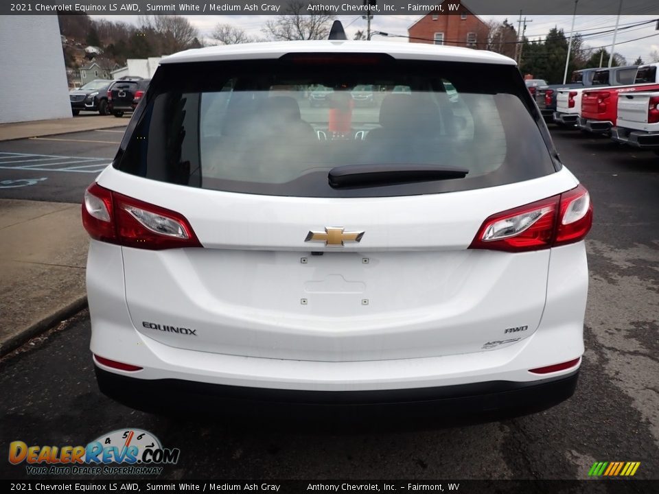 2021 Chevrolet Equinox LS AWD Summit White / Medium Ash Gray Photo #5