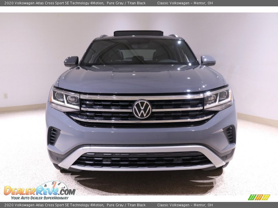 2020 Volkswagen Atlas Cross Sport SE Technology 4Motion Pure Gray / Titan Black Photo #2