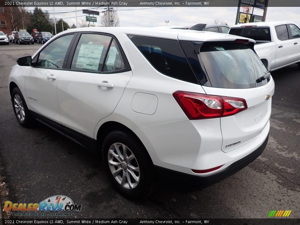 2021 Chevrolet Equinox LS AWD Summit White / Medium Ash Gray Photo #7