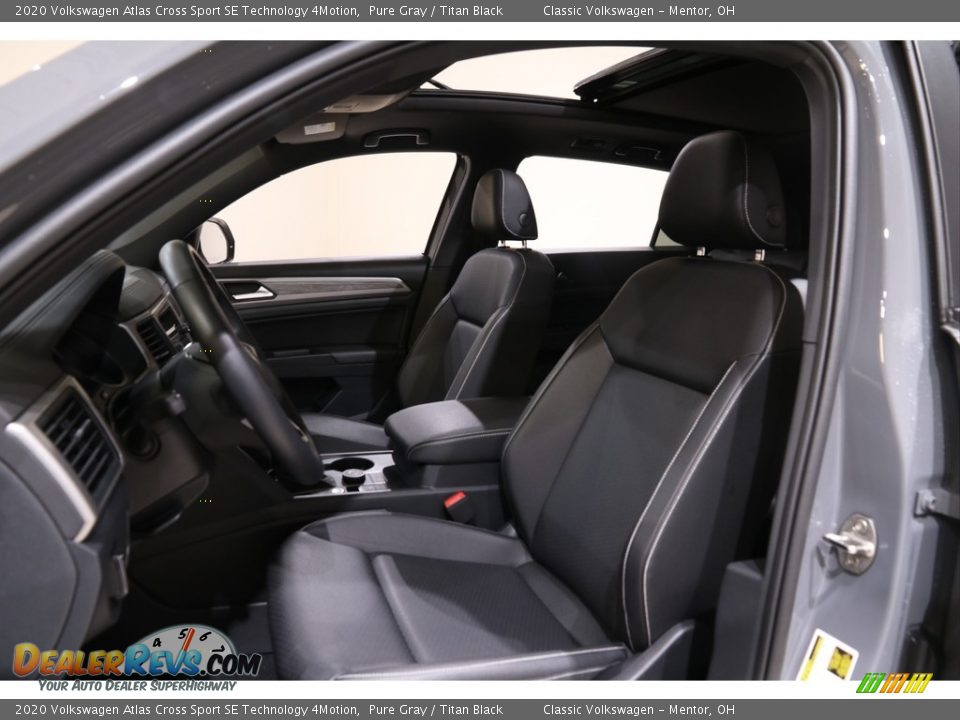 2020 Volkswagen Atlas Cross Sport SE Technology 4Motion Pure Gray / Titan Black Photo #5
