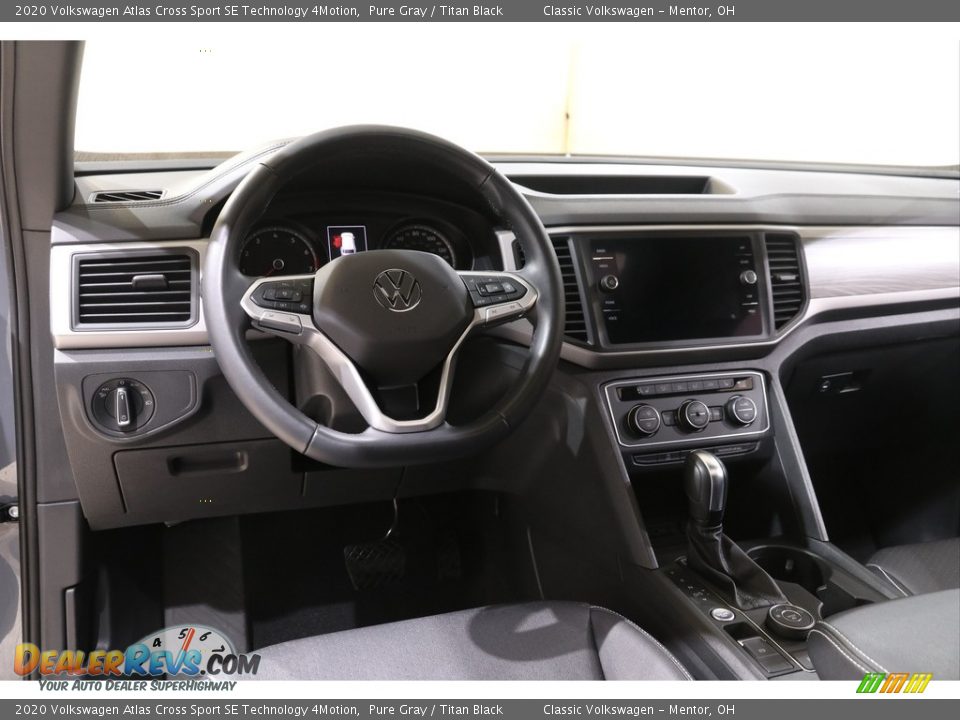 2020 Volkswagen Atlas Cross Sport SE Technology 4Motion Pure Gray / Titan Black Photo #6