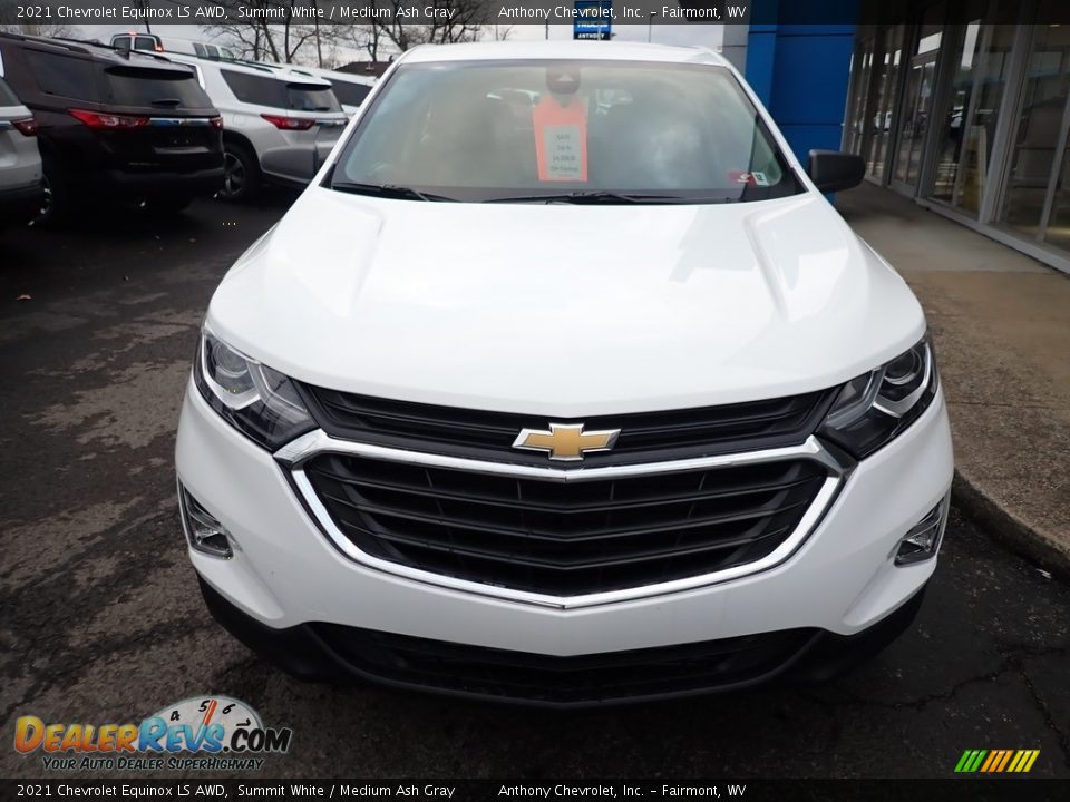 2021 Chevrolet Equinox LS AWD Summit White / Medium Ash Gray Photo #9