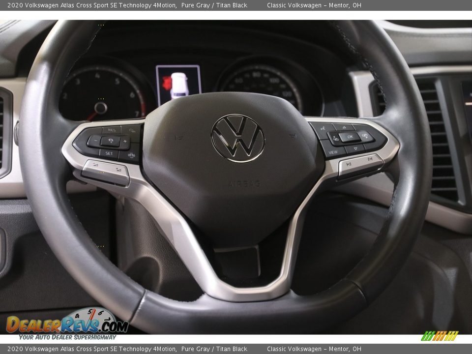 2020 Volkswagen Atlas Cross Sport SE Technology 4Motion Pure Gray / Titan Black Photo #7