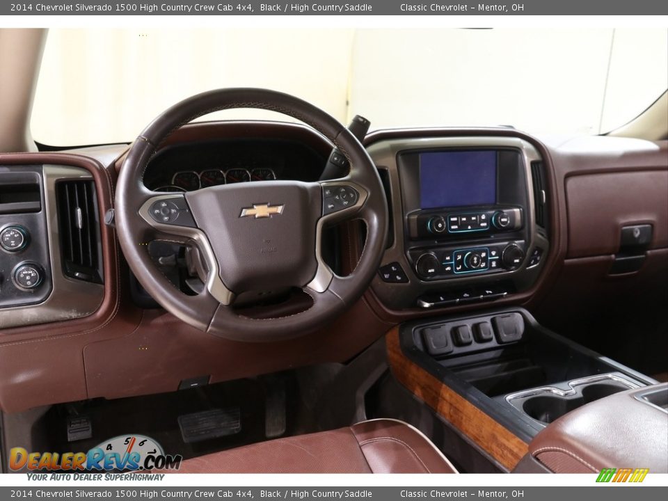 Dashboard of 2014 Chevrolet Silverado 1500 High Country Crew Cab 4x4 Photo #7