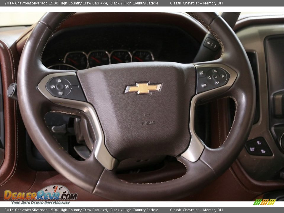 2014 Chevrolet Silverado 1500 High Country Crew Cab 4x4 Steering Wheel Photo #8