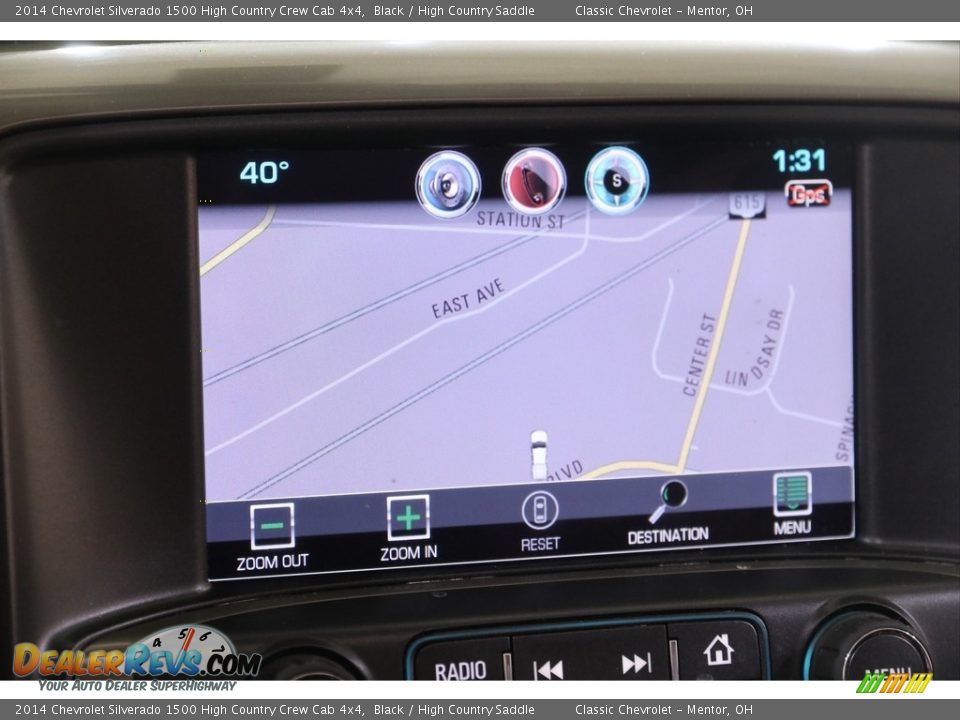 Navigation of 2014 Chevrolet Silverado 1500 High Country Crew Cab 4x4 Photo #12
