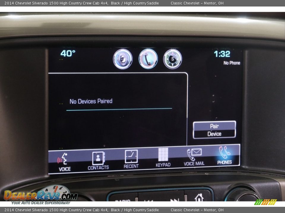 Controls of 2014 Chevrolet Silverado 1500 High Country Crew Cab 4x4 Photo #13