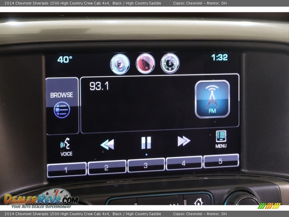 Controls of 2014 Chevrolet Silverado 1500 High Country Crew Cab 4x4 Photo #14