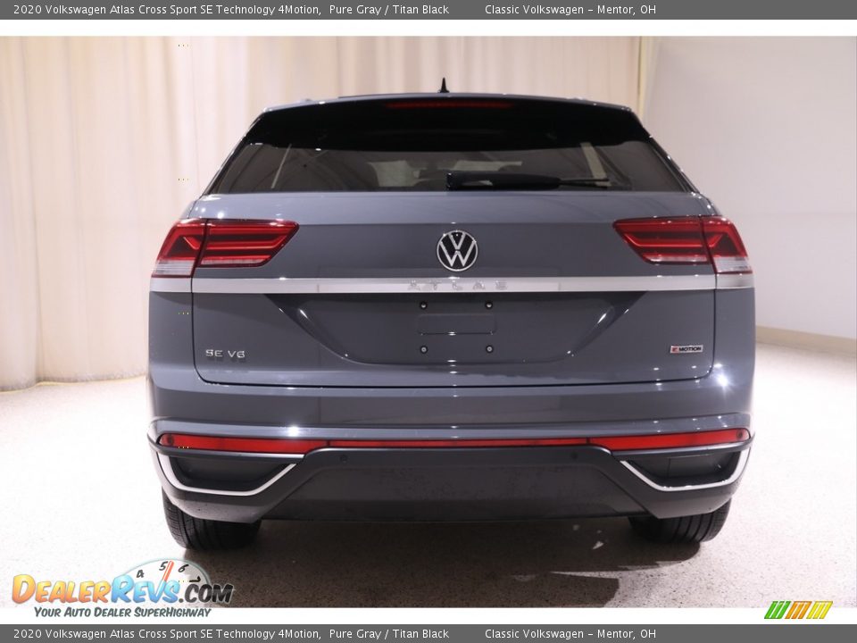 2020 Volkswagen Atlas Cross Sport SE Technology 4Motion Pure Gray / Titan Black Photo #19