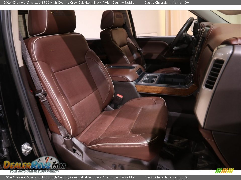 Front Seat of 2014 Chevrolet Silverado 1500 High Country Crew Cab 4x4 Photo #18