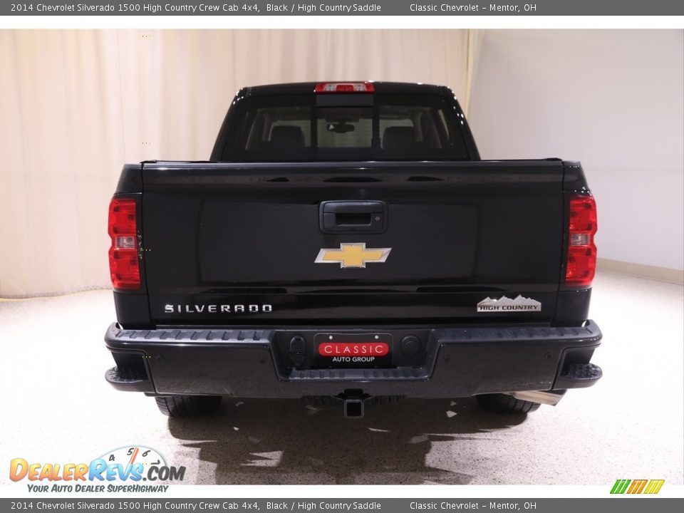 2014 Chevrolet Silverado 1500 High Country Crew Cab 4x4 Black / High Country Saddle Photo #22