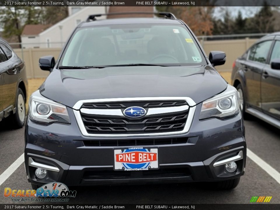 2017 Subaru Forester 2.5i Touring Dark Gray Metallic / Saddle Brown Photo #2