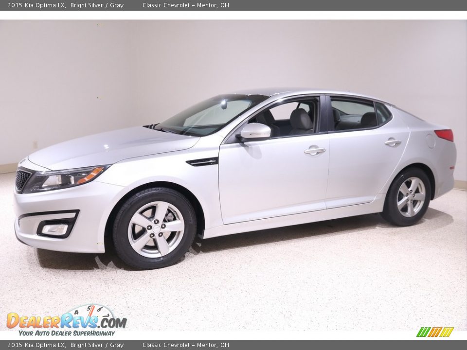 2015 Kia Optima LX Bright Silver / Gray Photo #3