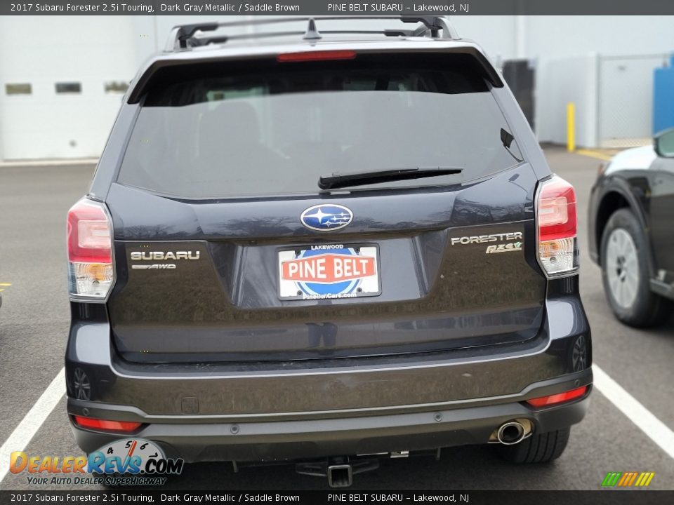 2017 Subaru Forester 2.5i Touring Dark Gray Metallic / Saddle Brown Photo #3