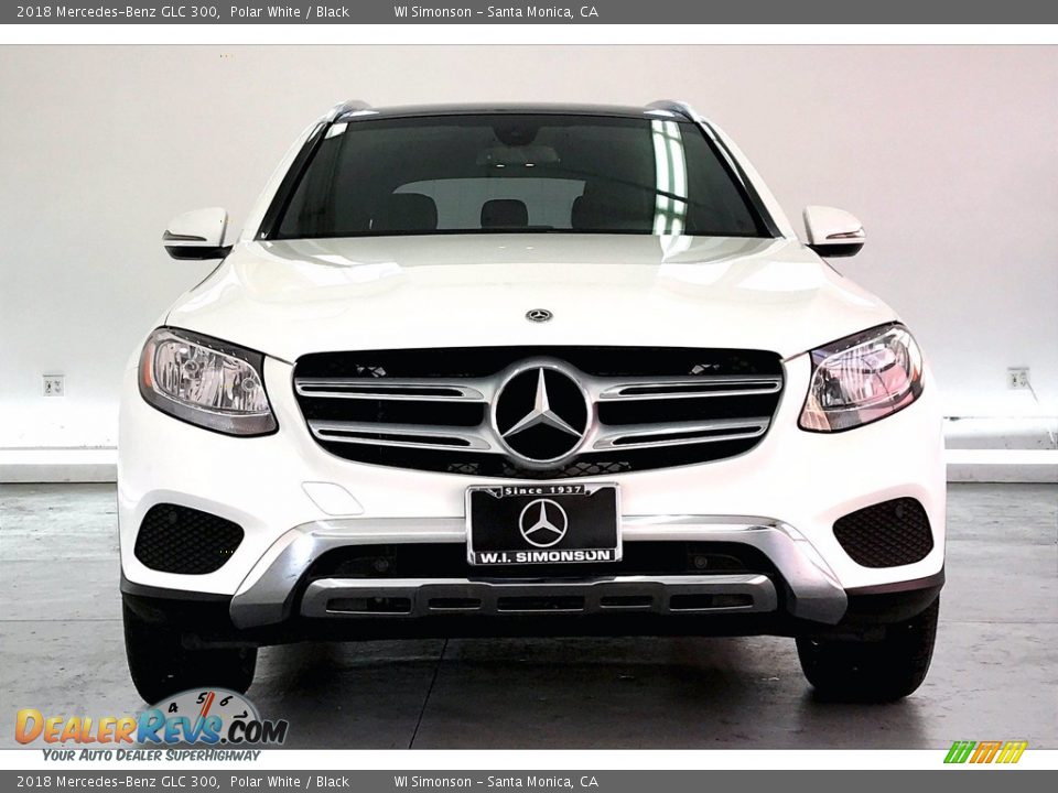 2018 Mercedes-Benz GLC 300 Polar White / Black Photo #2