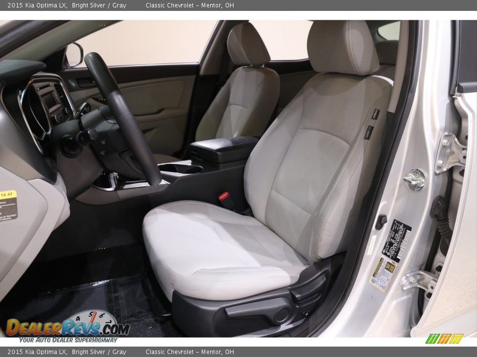 2015 Kia Optima LX Bright Silver / Gray Photo #5