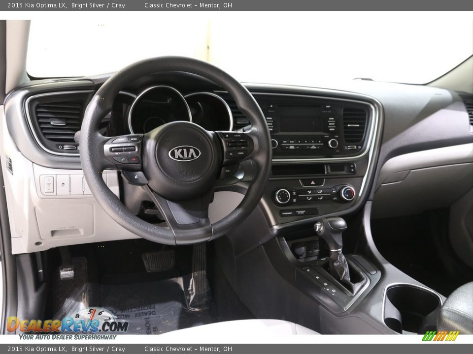 2015 Kia Optima LX Bright Silver / Gray Photo #6