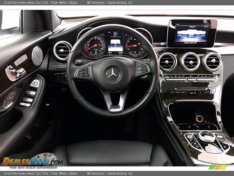 2018 Mercedes-Benz GLC 300 Polar White / Black Photo #4