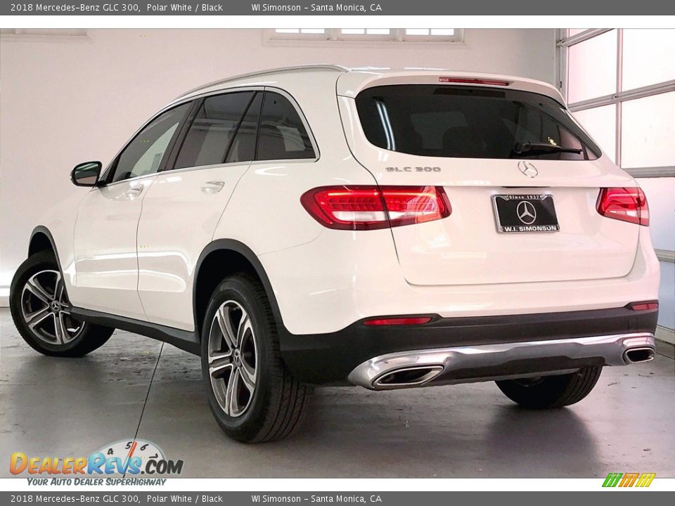 2018 Mercedes-Benz GLC 300 Polar White / Black Photo #10