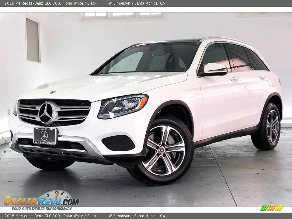 2018 Mercedes-Benz GLC 300 Polar White / Black Photo #12