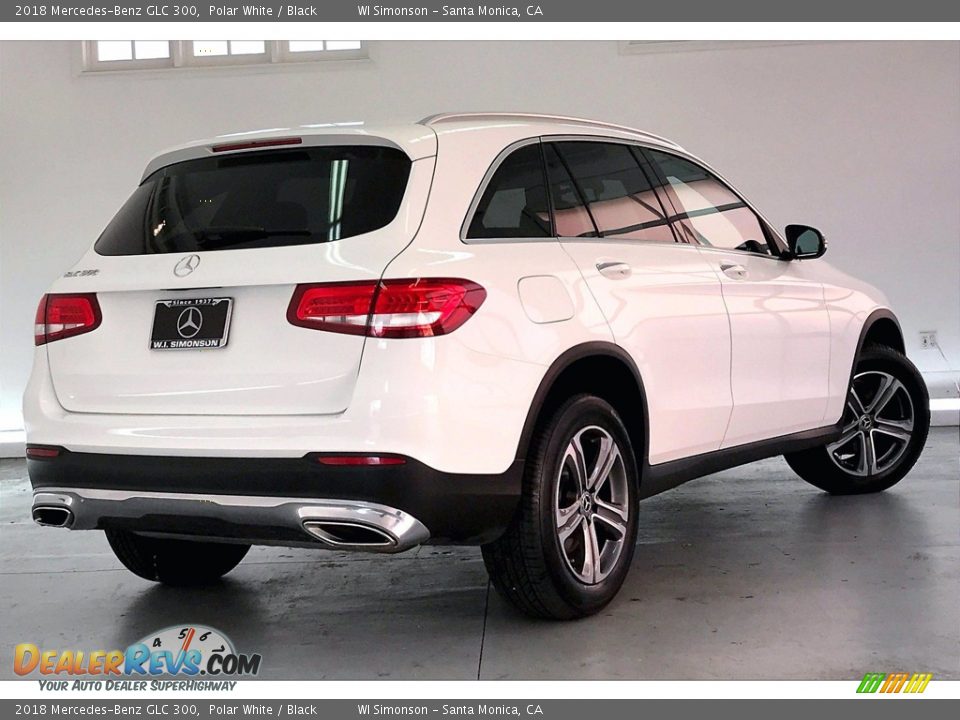 2018 Mercedes-Benz GLC 300 Polar White / Black Photo #13