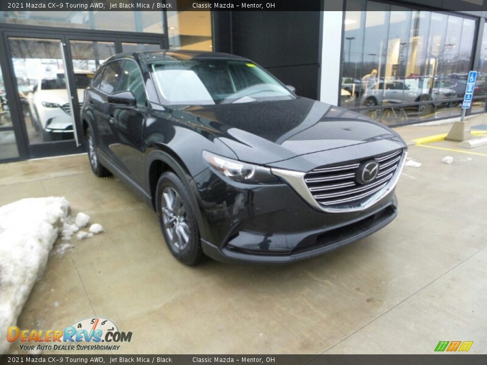 2021 Mazda CX-9 Touring AWD Jet Black Mica / Black Photo #1