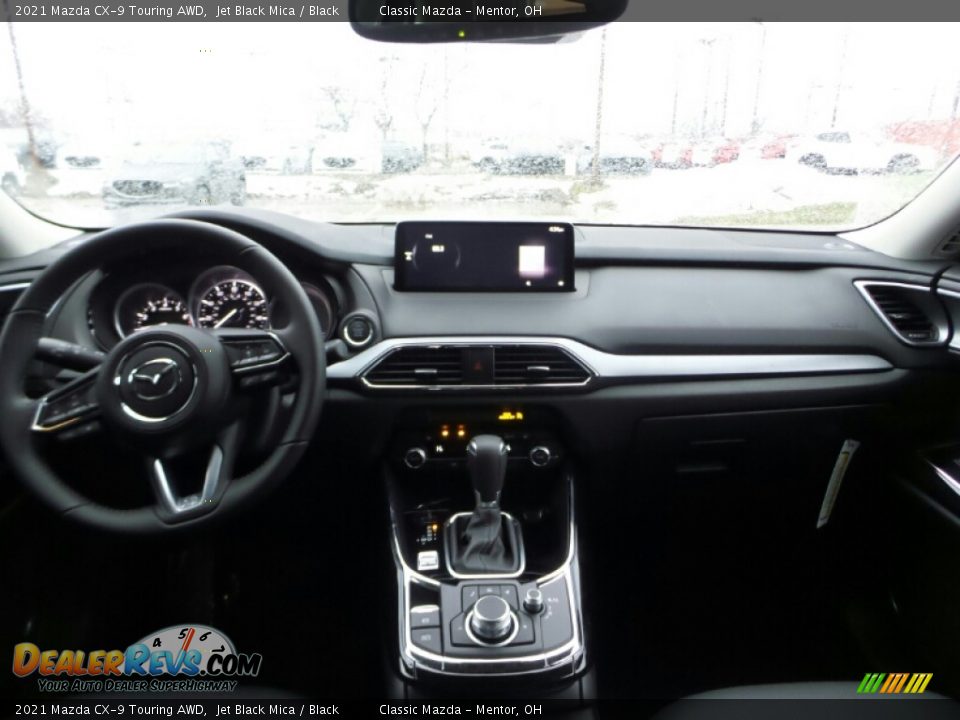 2021 Mazda CX-9 Touring AWD Jet Black Mica / Black Photo #3