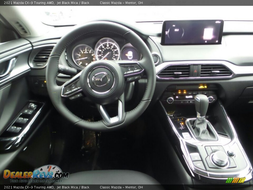 2021 Mazda CX-9 Touring AWD Jet Black Mica / Black Photo #4
