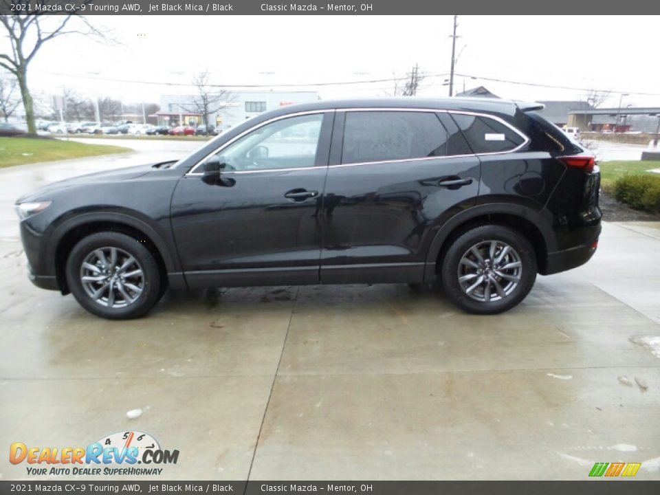 2021 Mazda CX-9 Touring AWD Jet Black Mica / Black Photo #5