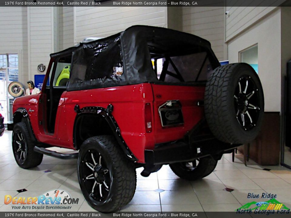 1976 Ford Bronco Restomod 4x4 Castillo Red / Black Photo #4