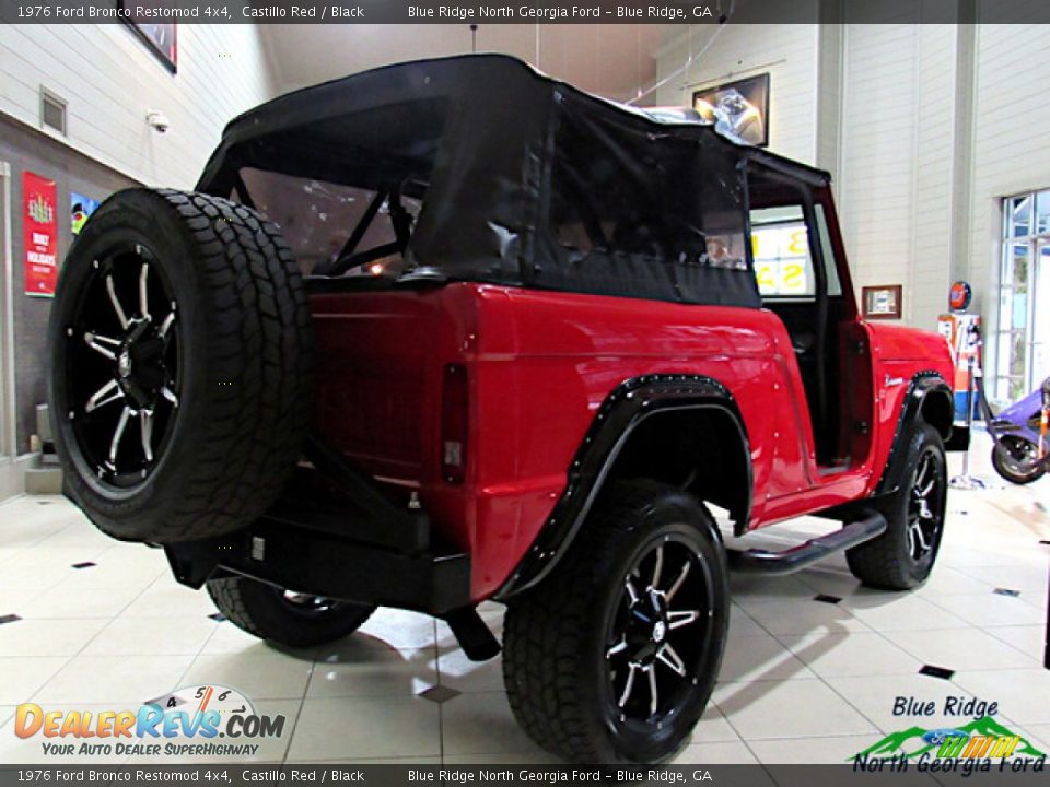 1976 Ford Bronco Restomod 4x4 Castillo Red / Black Photo #6