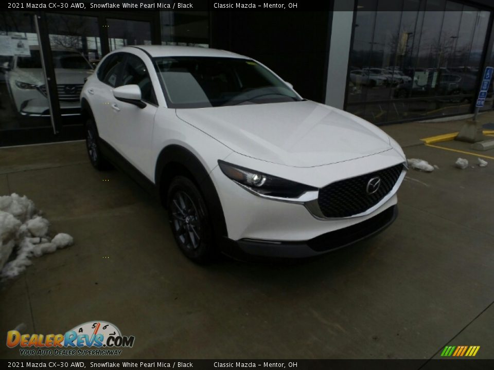 2021 Mazda CX-30 AWD Snowflake White Pearl Mica / Black Photo #1