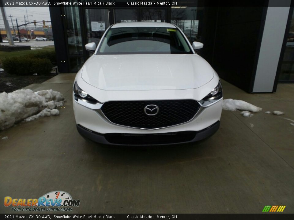 2021 Mazda CX-30 AWD Snowflake White Pearl Mica / Black Photo #2