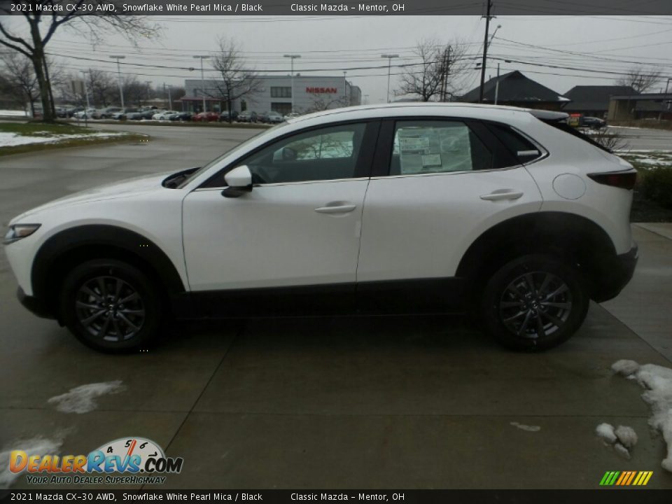 2021 Mazda CX-30 AWD Snowflake White Pearl Mica / Black Photo #6