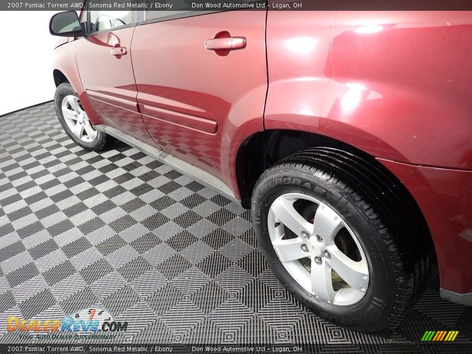 2007 Pontiac Torrent AWD Sonoma Red Metallic / Ebony Photo #10