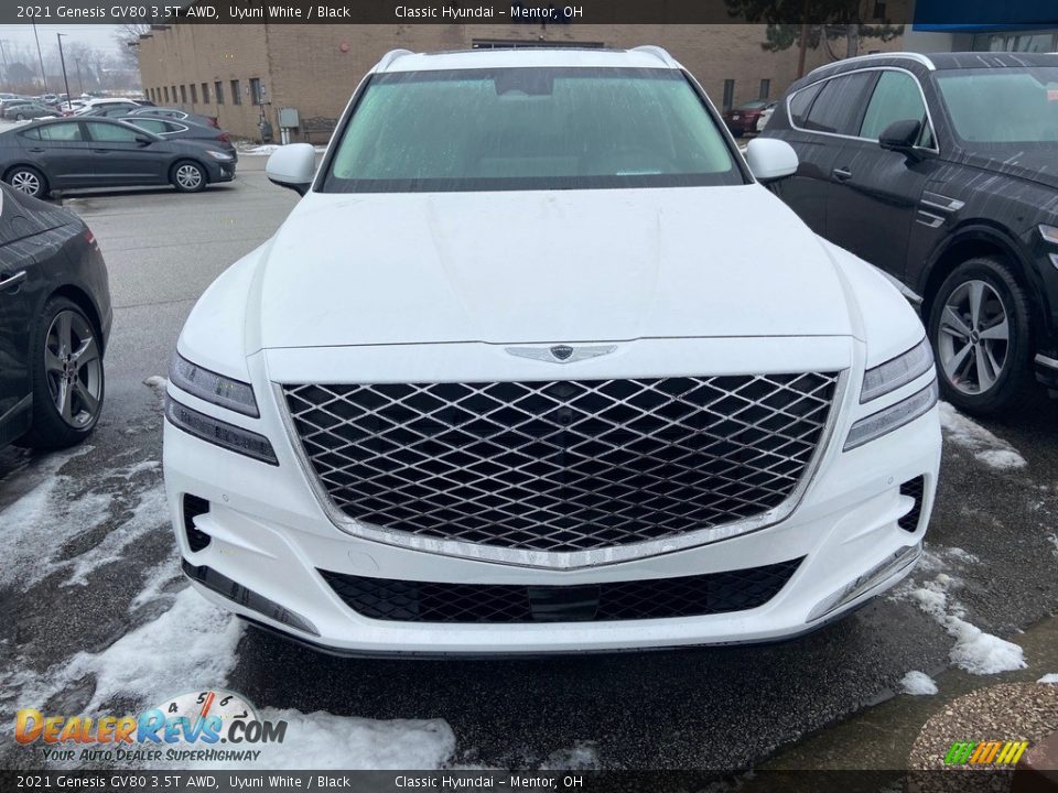 2021 Genesis GV80 3.5T AWD Uyuni White / Black Photo #2