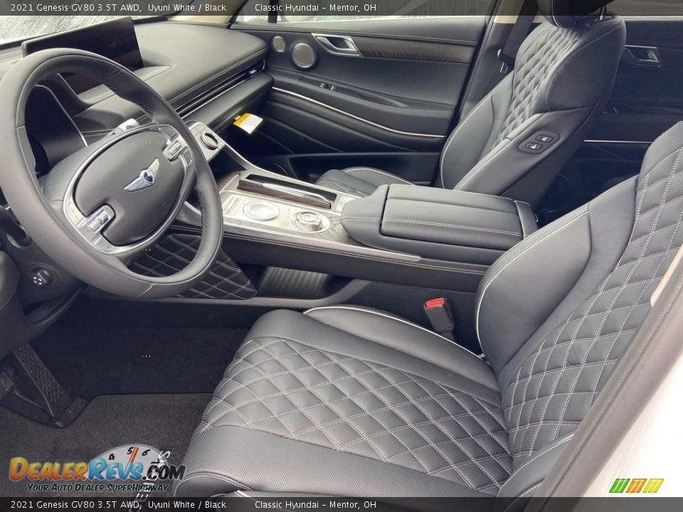 Front Seat of 2021 Genesis GV80 3.5T AWD Photo #3