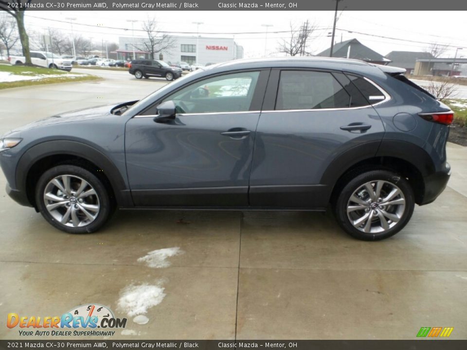 2021 Mazda CX-30 Premium AWD Polymetal Gray Metallic / Black Photo #5