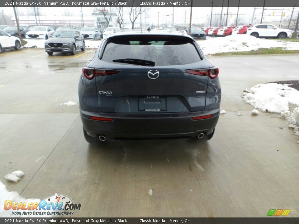 2021 Mazda CX-30 Premium AWD Polymetal Gray Metallic / Black Photo #6