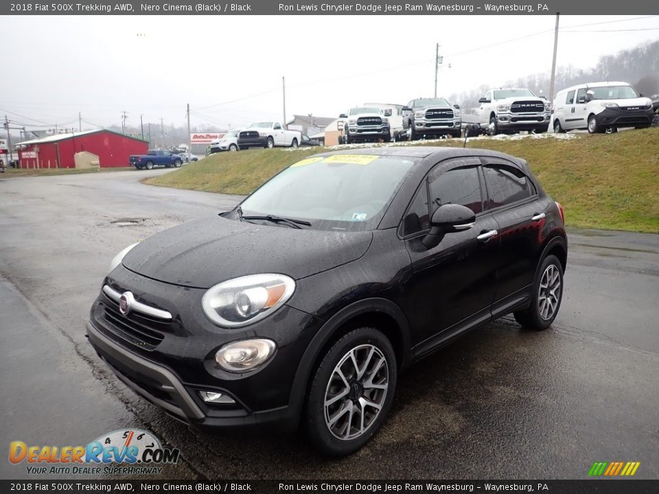 2018 Fiat 500X Trekking AWD Nero Cinema (Black) / Black Photo #1