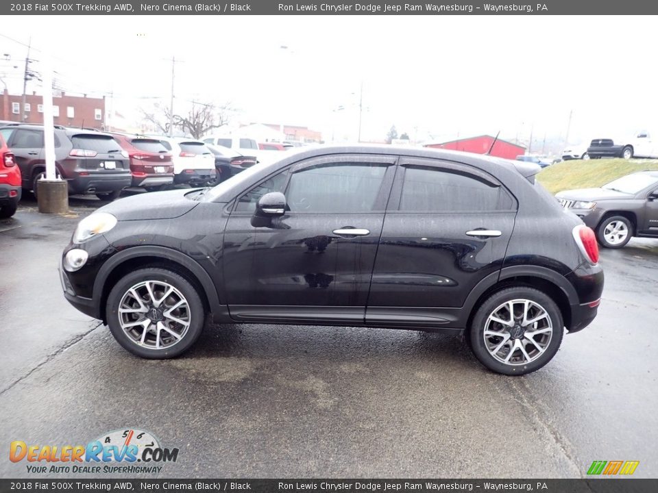 2018 Fiat 500X Trekking AWD Nero Cinema (Black) / Black Photo #3