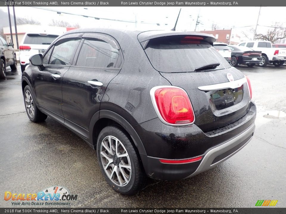 2018 Fiat 500X Trekking AWD Nero Cinema (Black) / Black Photo #4