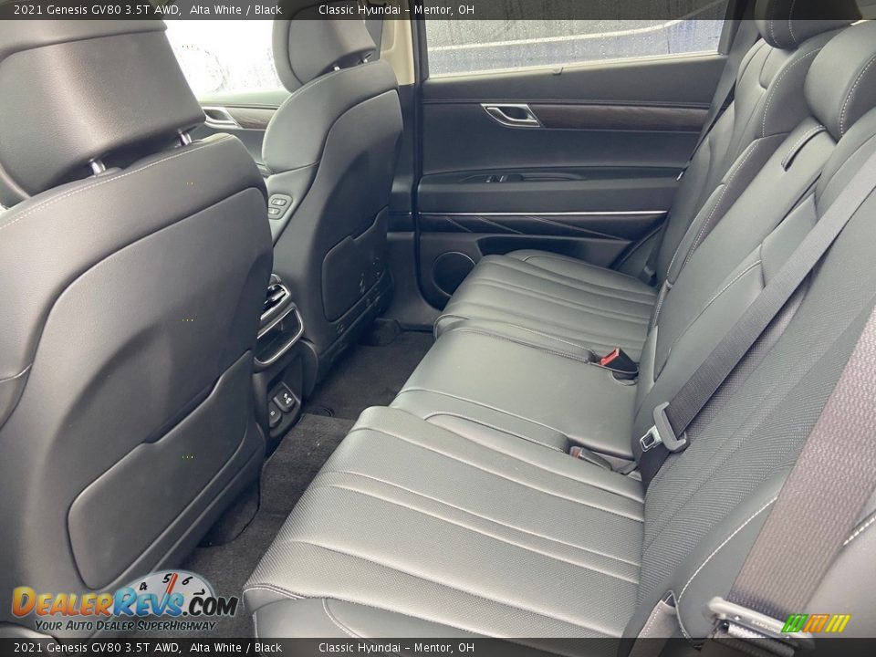 Rear Seat of 2021 Genesis GV80 3.5T AWD Photo #5